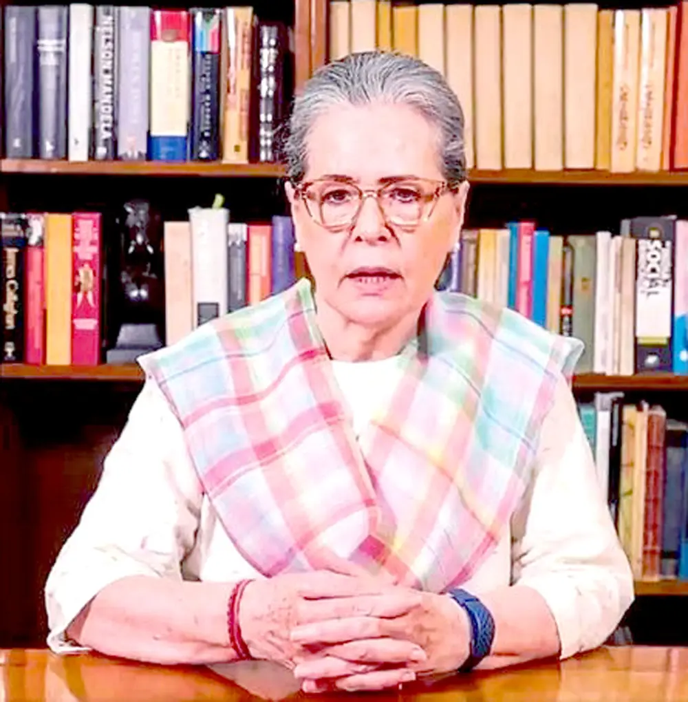 India should show leadership on Palestine issue: Sonia Gandhi.